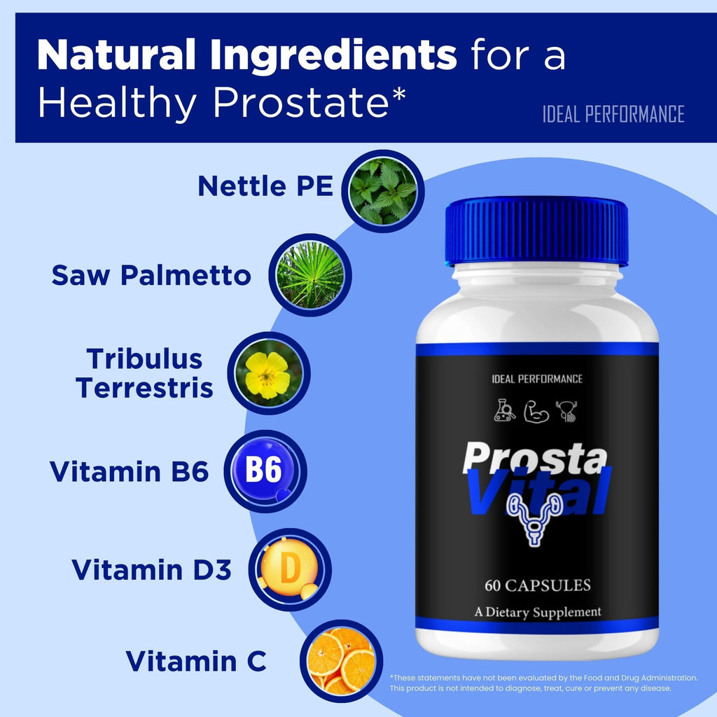 ProstaVital for Men, Prosta Vital Capsules, Prosta Vital for Men Supplement Pills - Maximum Strength for Daily Wellness & Comfort, All Natural ProstaVital Health & Wellness Reviews (5 Pack)