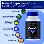ProstaVital for Men, Prosta Vital Capsules, Prosta Vital for Men Supplement Pills - Maximum Strength for Daily Wellness & Comfort, All Natural ProstaVital Health & Wellness Reviews (5 Pack)
