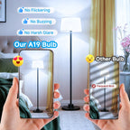 Maylaywood A19 LED Light Bulbs, 60W Equivalent Cool White 6000K 850LM