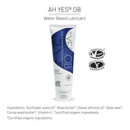 AH! YES® Double Glide Lubricant Bundle | Water-Based & Plant Oil-Based Lubricants | Certified Organic, Long-Lasting & Hydrating | Natural Lubricants (WB, 3.4fl oz + OB, 4.7fl oz)