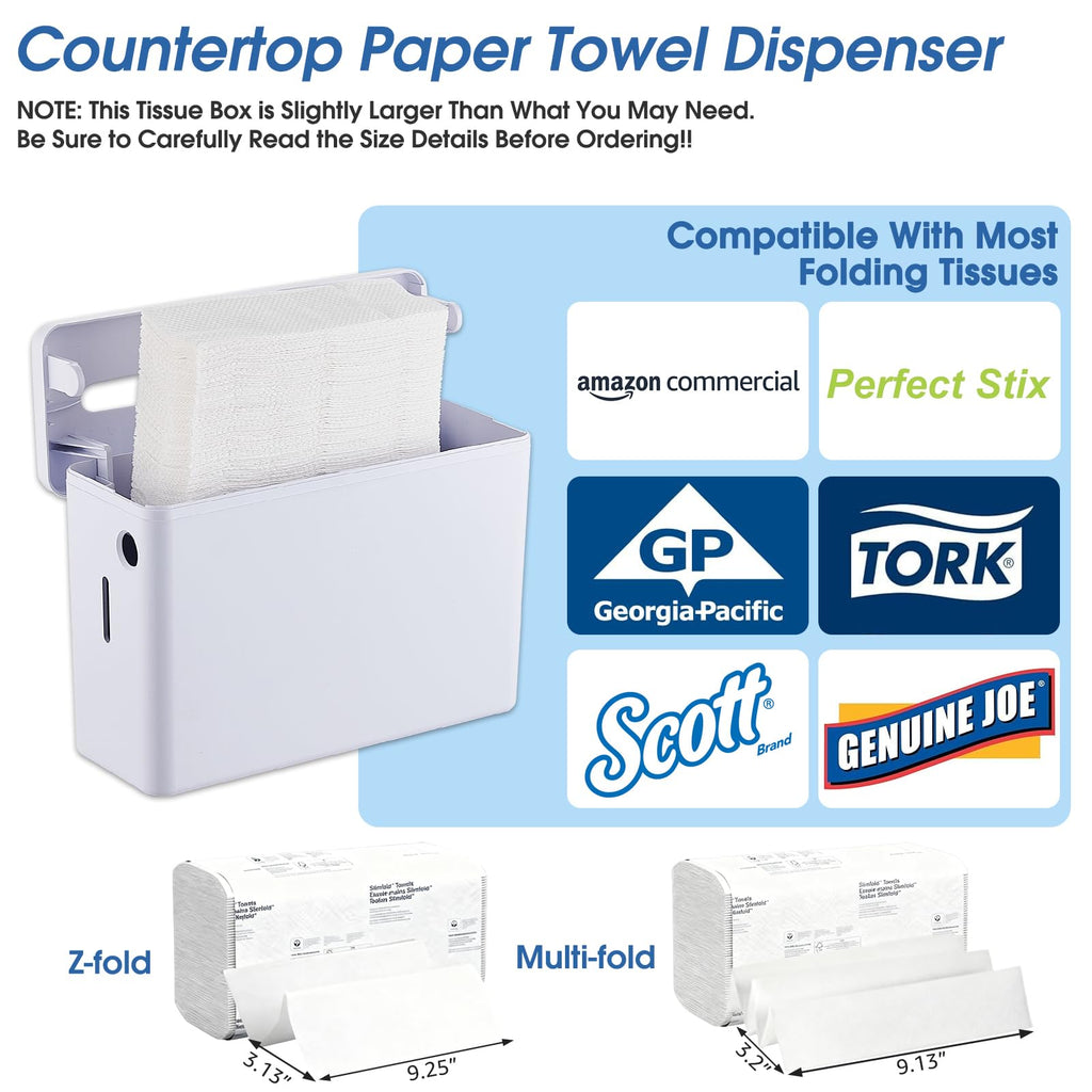 DUTYWORKS Countertop Paper Towel Dispenser, 200-Sheet Capacity