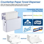 DUTYWORKS Countertop Paper Towel Dispenser, 200-Sheet Capacity