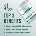 Approved Science GLP-1 Activator - Satiety and Metabolic Support with Nextida GC Collagen Powder - 30 Servings, Unflavored, Non-GMO