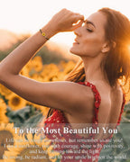 Tarsus Sunflower Gifts for Women, Sunflower Bracelets Jewelry Teen Gifts