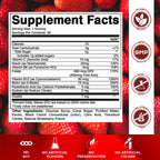 Vitamatic Vitamin B Complex Gummies with Vitamin C & Inositol - Natural Strawberry Flavor - 60 Gummies (2 Bottles)