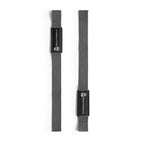 Gymreapers Lifting Wrist Straps for Weightlifting, Bodybuilding, Powerlifting, Strength Training, & Deadlifts - Padded Neoprene with 18 inch Cotton (Gray)