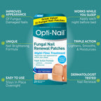 Opti-Nail Renewal Patches - 21 Patches, Night-Time Regimen Improves Nail Appearance While You Sleep