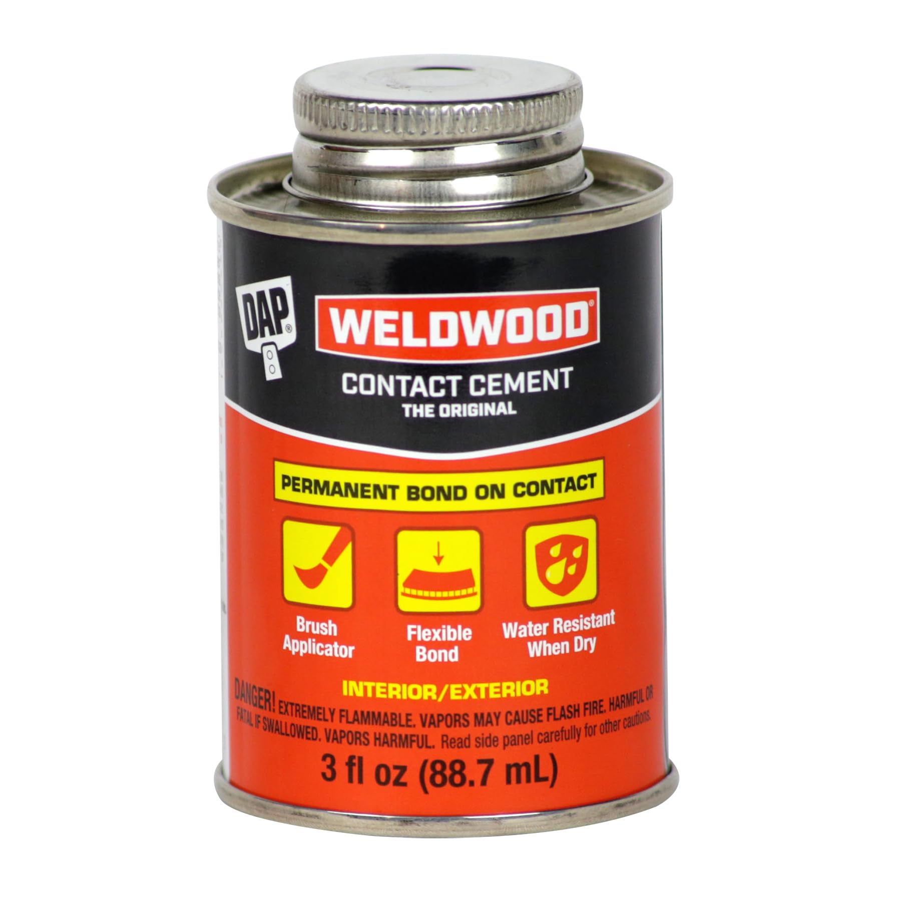 DAP Weldwood Original Contact Cement, Tan, 3 Oz (7079800107)