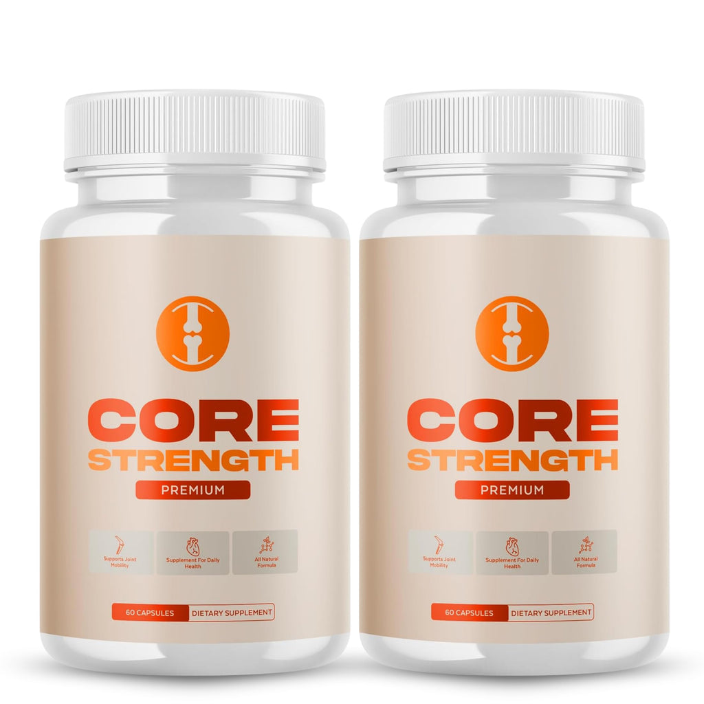 Core Strength Original Advanced Pills Capsule, Advance Premium Formula, Natural Ingredients for Overall Health & Balanced Healthy Lifestyle | 60 Capsules Each Bottle (Pack of 2)