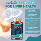 Totaria TUDCA Supplement 1200mg (Tauroursodeoxycholic Acid), 120 Capsules, Ultra Strength TUDCA Bile Salts Liver Supplements, Pure Tudca for Liver and Gallbladder Repair, Gut Health
