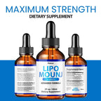 LipoMounj Gotas, LipoMount Mounj Drops Liquid Supplement Support Official Advanced Formula, Lipos Mount Mounjaro Premium Blend Maximum Strength All-Natural Ingredients, LipoMoun Mouj Liquido (2oz)