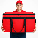 Bodaon Large 3-Pack Insulated Food Delivery Bag with hard bottom, XXXL Pizza Cooler Bags, Rideshare Delivery Bag, Thermal Cold/Hot Styrofoam Carrier for Travel/Shopping/Catering/Car