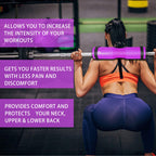 NEALFIT Barbell Pad Squat Pad for Squats���Squat Bar Pad���Great for Weightlifting,Lunges and Hip Thrusts���Foam Sponge Pad���Fit Standard and Olympic Bars Perfectly