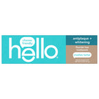 Hello Antiplaque and Whitening Fluoride Free Toothpaste, 5 Oz Tube, Whitening Toothpaste with Natural Peppermint Flavor and Tea Tree Oil, Crushes Tartar and Helps Remove Surface Stains, 3 Pack