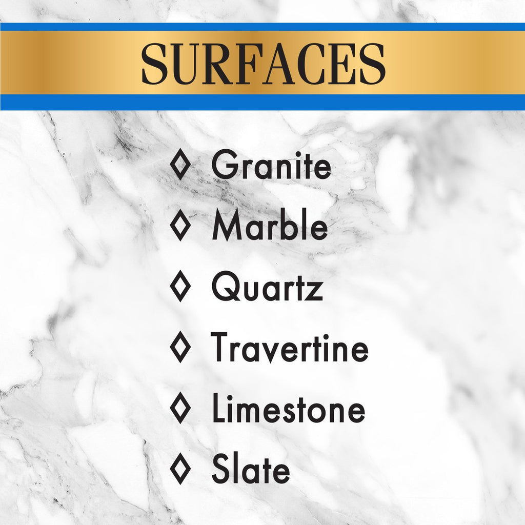 Stone Care International Granite Cleaner - 32 Fluid Ounces (2 Pack) Granite Marble Quartz Tile Travertine Limestone Slate Clean