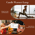 Merrtody Flower Candle Warmer Lamp with Timer & Dimmer