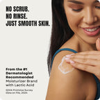 AmLactin Daily Nourish Therapeutic Body Lotion for Dry Skin - No-Scrub Exfoliator and Moisturizer 12% Lactic Acid Lotion, 14.1 oz (Packaging May Vary)