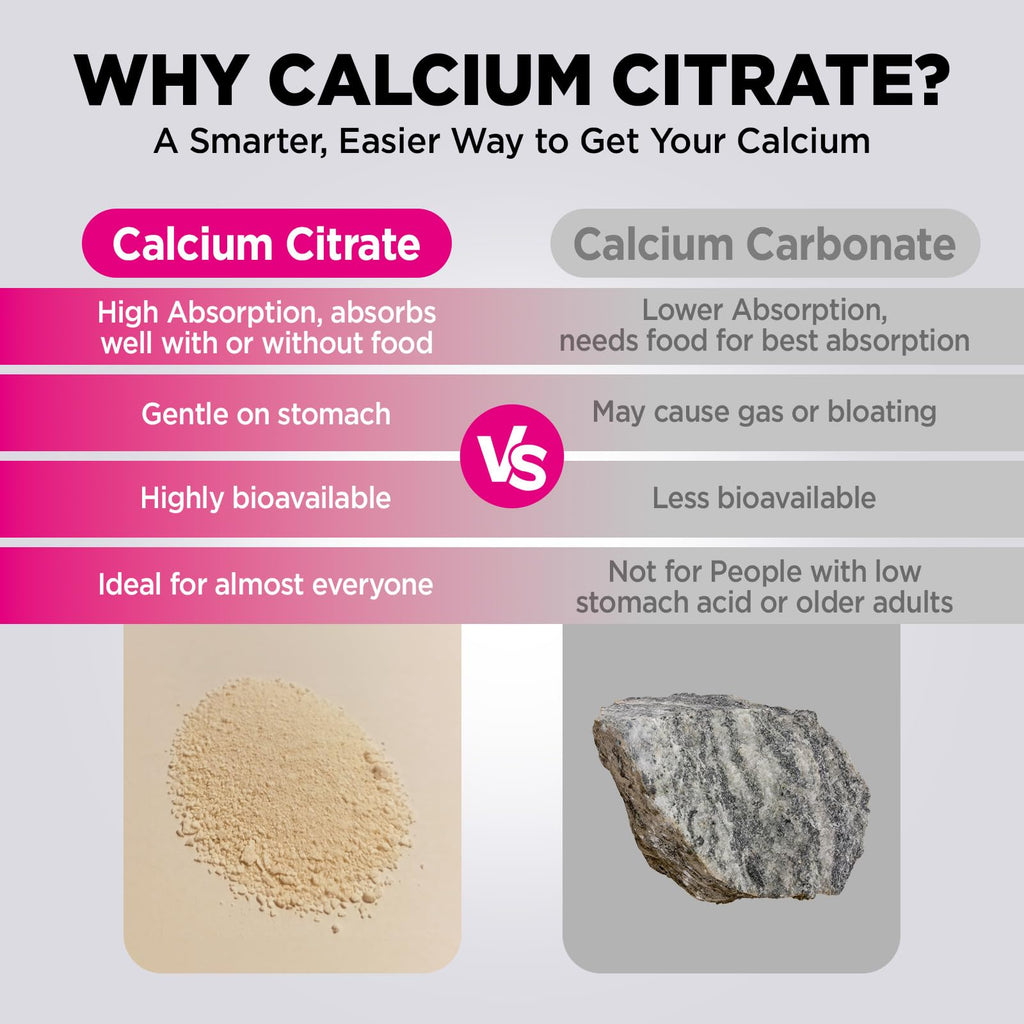 Yutiny Calcium Citrate Filled Gummies, Extra Absorption Calcium Citrate 1000mg with Vitamin D3, K2 & Magnesium, Chewable Supplement for Bone, Muscle Health, 60 Count