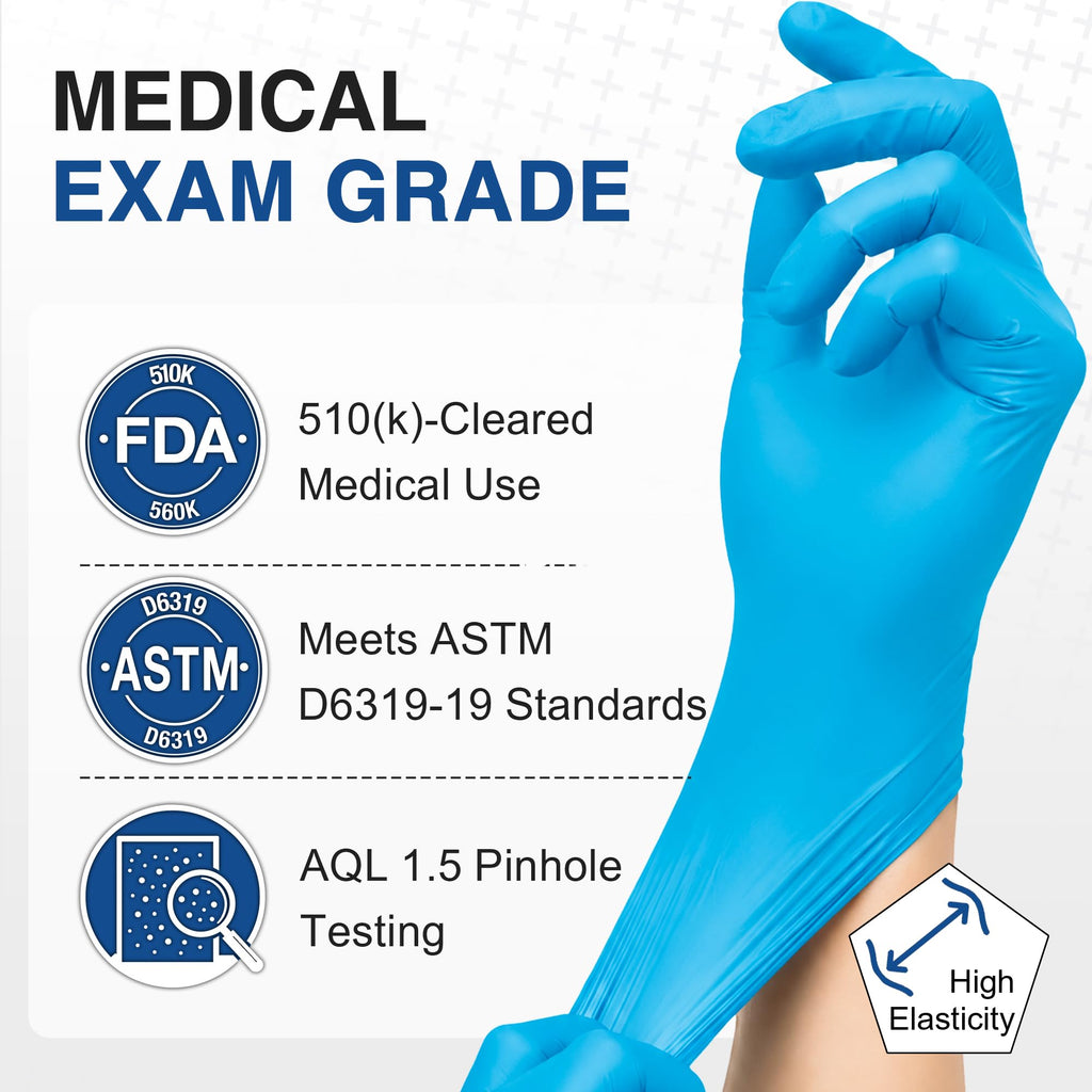 Schneider Medical Exam Glove, Gloves Disposable Latex Free, Powder Free