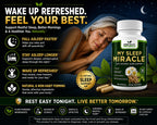 GREEN VALLEY NATURALS My Sleep Miracle Vegan Sleep Support Supplement | Melatonin-Free Formula | Ashwagandha, Chamomile & L-Theanine | Promotes Calm, Relaxation & Restful Sleep | 60 Capsules