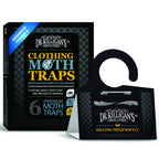 Dr. Killigan's Premium Clothing Moth Traps with Pheromones (Black, 6 Traps)
