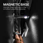 NEBO SLIM Mini Rechargeable Pocket Light | 250 Lumens, 2 Light Modes, Small Flashlight for EDC & Emergencies, Magnetic Base, Lightweight, Water Resistant & Durable, Includes Charging Cable