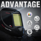 YESWELDER Auto Darkening Welding Helmet, Large View, LYG-M800H