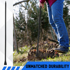 Leriton 60" (5ft) Chisel Digging Bar 13Lb (6.2kg) Pencil Point Wrecking Pry Road Bar Post Hole Diggers for Digging Prying of Dirt and Large Rocks