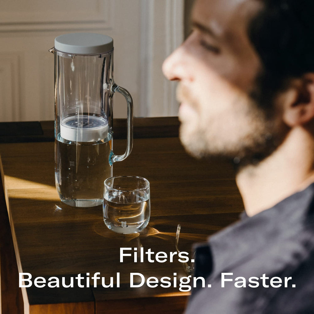LUCY® Water Filter cartridges - 3X Water Clarity Filter pad Refills for LUCY® Filter Carafe | Filters pollutants and Keeps Minerals with ion Exchange Technology | Patented, scientifically Tested