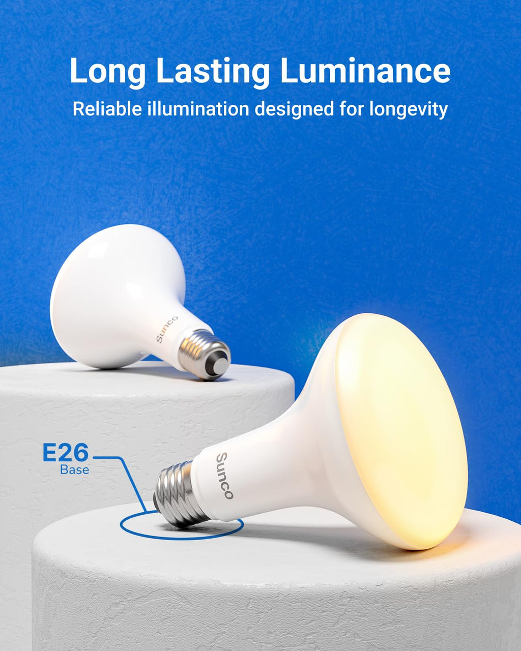 Sunco 12 Pack BR30 LED Bulb, Recessed Can Light Bulbs, Indoor Flood Lighting, 1600 LM, 16W (100W Equivalent) 4000K Cool White, E26 Medium Base, Dimmable UL