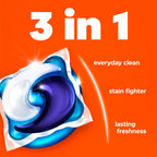 Tide PODS laundry detergent pacs, 3-in-1 Stain Remover, Odor Fighter, Color Protector, 76 Count, HE compatible, Spring Meadow Scent