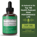 Peak Performance USDA Organic Burdock Root Liquid Drops Supplement - Vegan Extract Oil Herb Tincture for Women and Men - Zero Sugar, Gluten Free, Non-GMO Supplements - 2 fl oz