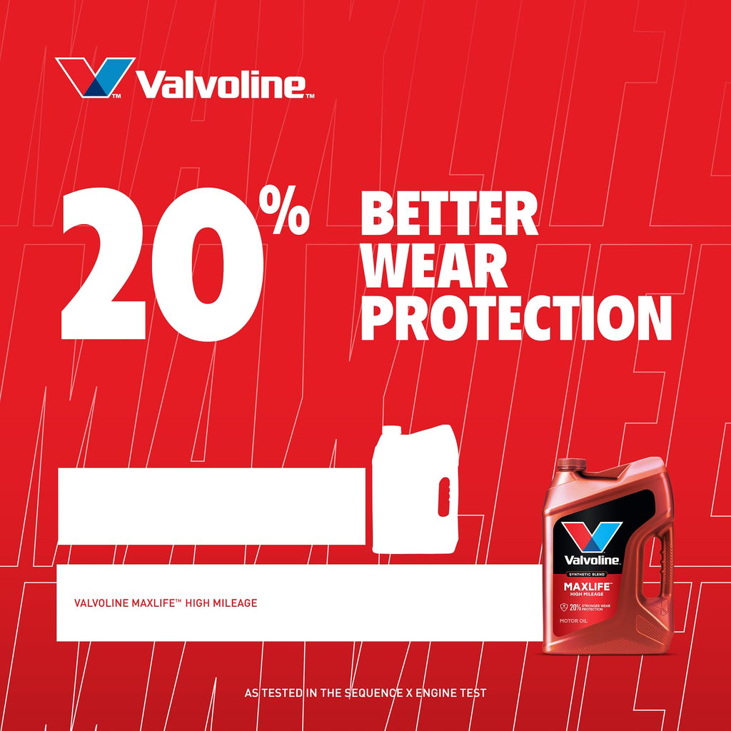 Valvoline MaxLife High Mileage 5W-20 Synthetic Blend Motor Oil 5 Quart