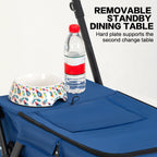 Pet Stroller Cat Dog Stroller Travel Folding Pet Carriers（Blue）