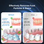 Water Flosser Pick for Teeth: 4 Modes Cordless Portable Water Flossers Teeth Cleaner Rechargeable 300ML IPX7 Waterproof Oral Irrigator Flossing Cleaning Picks for Home Travel