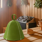 JaGely Sauna Hat for Men Women Sauna Hat Vaporarium Cap Russian Banya Cap for Bath House Accessories(Olive Green,2 Pieces)