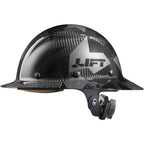 Lift Dax Carbon Fiber Full Brim Hard Hat/Safety Helmet, Black Camo