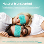 BeHoomi 30Packs Steam Eye Mask, Heated Eye Mask Warm Compress for Eyes, Self Heating Disposable Steam Mask for Home Sleep, Spa, Travel Essentials & Relaxation Gifts, Stocking Stuffers (Unscented)
