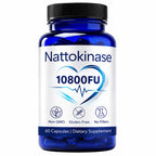Nattokinase 10800 Fu, Ultimate Nattokinase 10800 Fu, Organic Nattokinase Supplement 10800 Fu, Vegan Capsules Gluten-Free, Supports Daily Health, 2 Capsules Daily, 60 Capsules