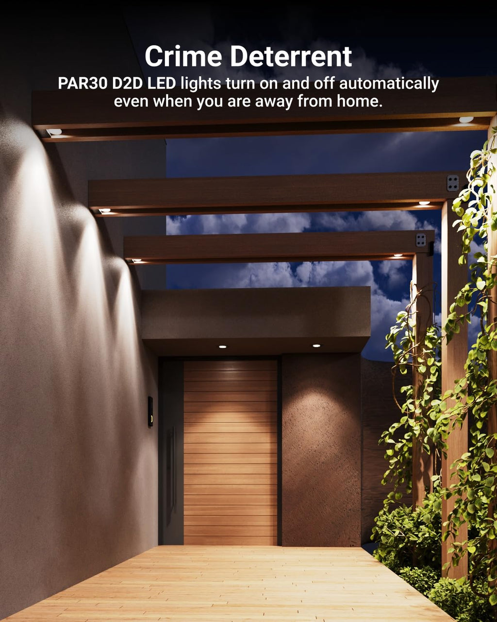 Sunco 2 Pack PAR30 LED Dusk to Dawn Light Bulbs, 850 Lumens, 11W, 5000K Daylight, Non-Dimmable, E26, Wet Rated Outdoor Flood Light Bulb with Photocell Sensor, for Porch, Patio, Backyard, UL