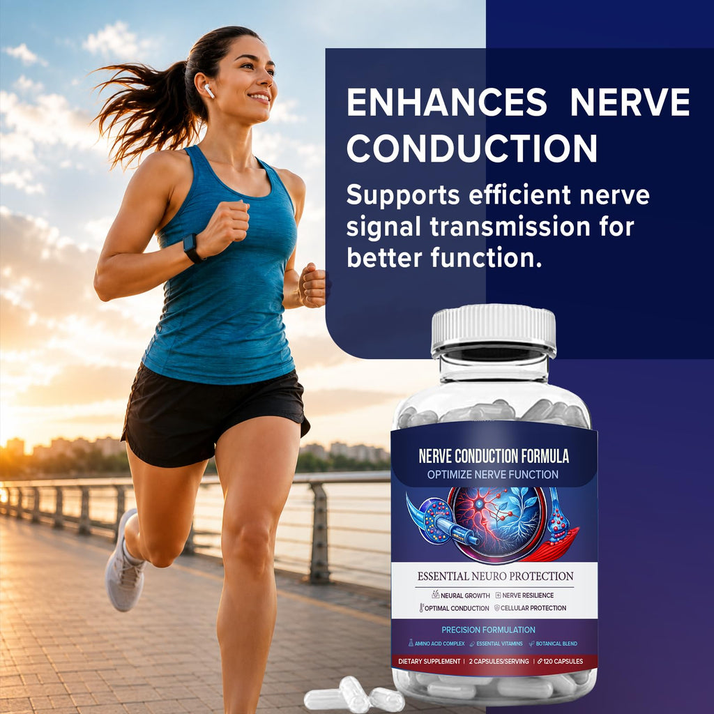 M PAIN MANAGEMENT TECHNOLOGIES Nerve Support Supplement - Nitric Oxide/L-Arginine - Feet Hand Legs Toe Maximum Strength Nerve Support Formula 120 Caps