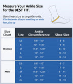 WHCOOL Slim-Fit Ankle Brace for Sprained Ankle, Quick Lace Up Ankle Support for Women Men with 2 Auto-Shaped Pads, Air Fabric Cool Ankle Stabilizer for Injury Recover, Running,Sports,White，XL