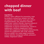 Amazon Basics Chopped Ground Dinner Wet Dog Food Variety Pack, Filet Mignon Flavor and with Beef, Made with Natural Ingredients, 13.2oz Cans (Pack of 12)