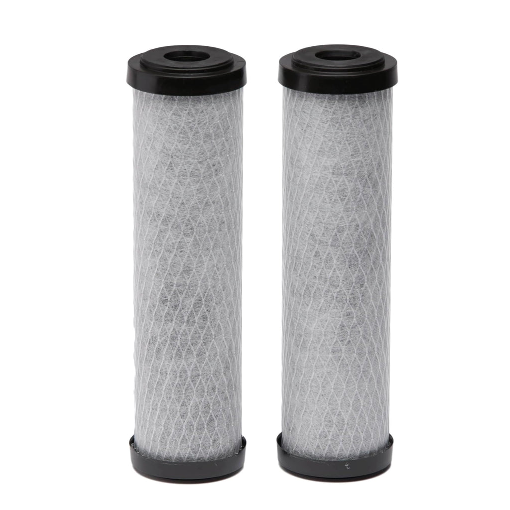 EcoPure EPW2C Carbon Block Universal Whole Home Water Filter 2-Pack – Fits Standard Capacity Systems – NSF Certified – 5 Micron – Reduces Chlorine, Sediment, Sand, Dirt & Rust – 3-Month Life per Filter