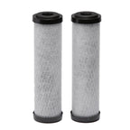 EcoPure EPW2C Carbon Block Universal Whole Home Water Filter 2-Pack – Fits Standard Capacity Systems – NSF Certified – 5 Micron – Reduces Chlorine, Sediment, Sand, Dirt & Rust – 3-Month Life per Filter