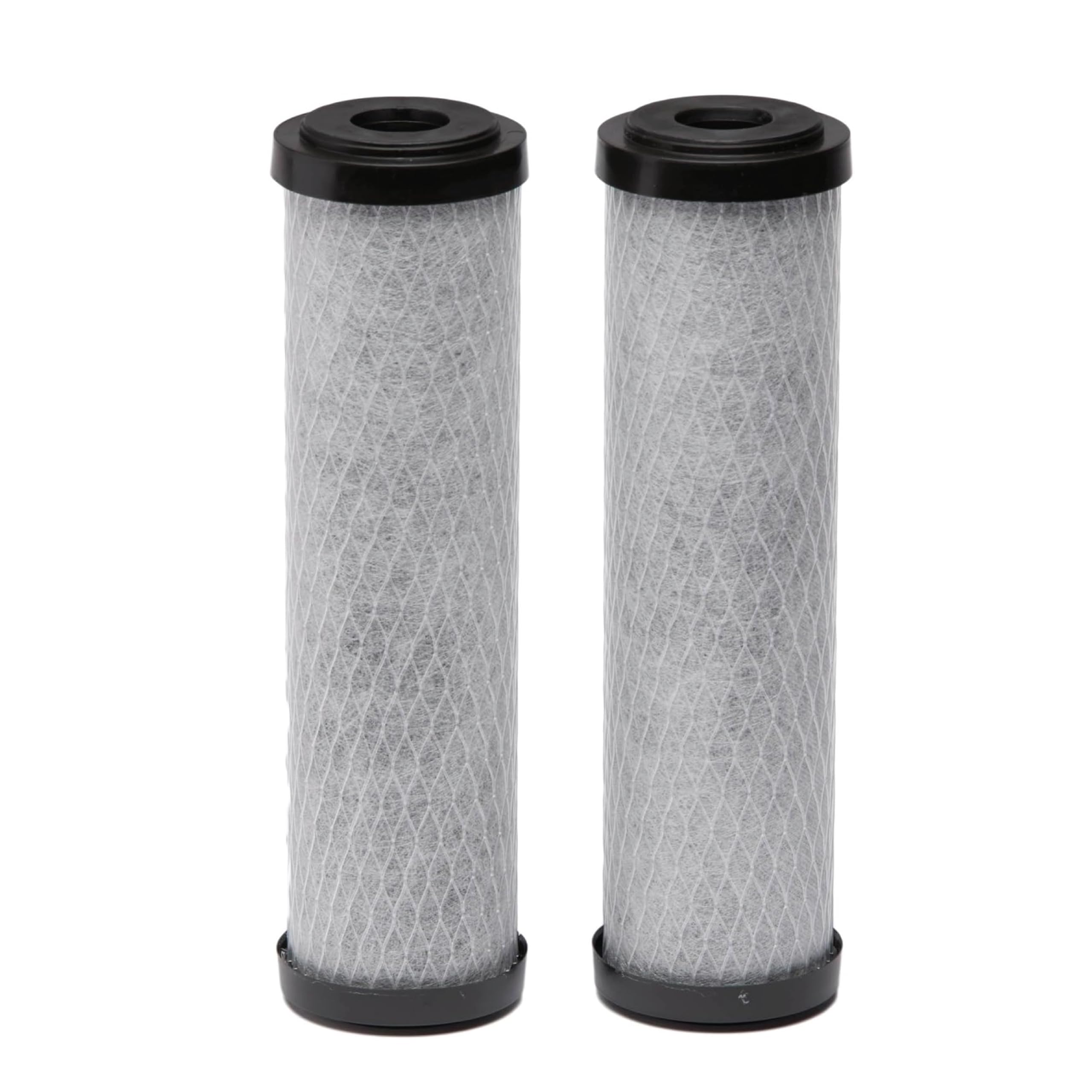 EcoPure EPW2C Carbon Block Universal Whole Home Water Filter 2-Pack – Fits Standard Capacity Systems – NSF Certified – 5 Micron – Reduces Chlorine, Sediment, Sand, Dirt & Rust – 3-Month Life per Filter