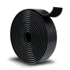 3M Dual Lock SJ3550A 1"×8ft Black, Reclosable Fastener Mounting Tape Interlocking Mushroom Shaped Strong Adhesive Hook Lock Sticky Tape Waterproof for Indoor and Outdoor, EZ Pass, Pedalboard, 1 Pack