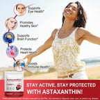 Astaxanthin Supplements, Supports Eye, Joint, Internal Circulation, Skin Health, Astaxanthina Antioxidant Supplements (1Bag120P)