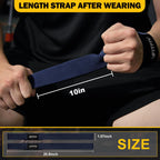 FITFIV Lifting Straps for Weightlifting, Lifting Wrist Straps for Gym Strength Training, Neoprene-padded Wrist Cushion - Men & Women