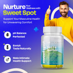 Pineapple Probiotics for Men – 625mg Sweet Spot Formula with Pineapple Extract, Cranberry & Cinnamon, Supports pH Balance & Freshens Taste, 60 Capsules, Made in the USA